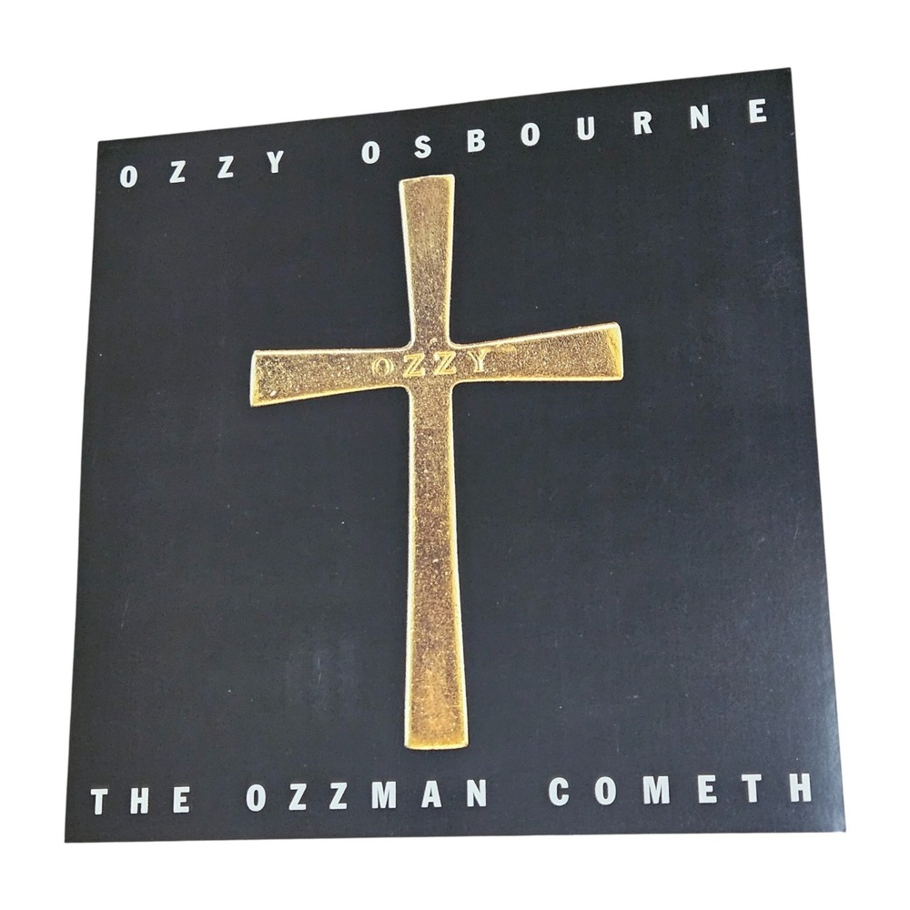 Ozzy Osbourne The Ozzman Cometh 12x12 Double Sided Promo Flat‎ Poster 1997 Rock - Picture 4 of 4